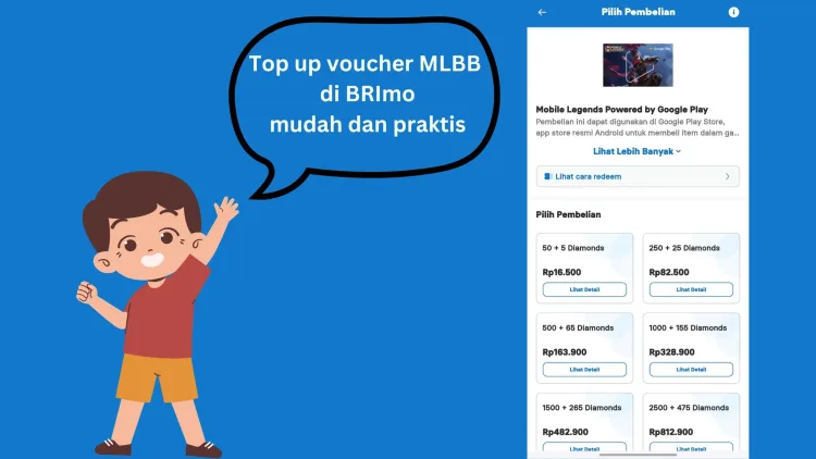 top up voucher MLBB di BRImo