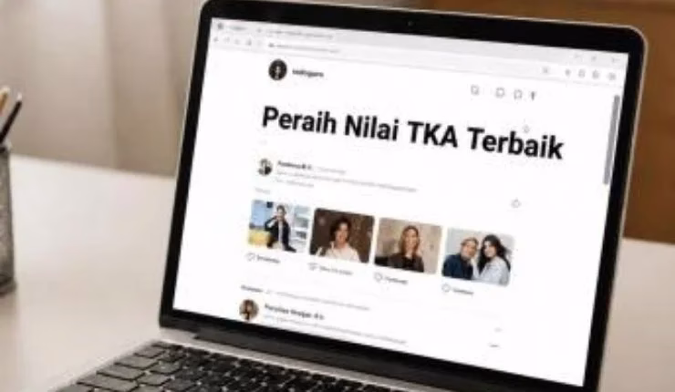 Ilustrasi pengumuman nilai TKA