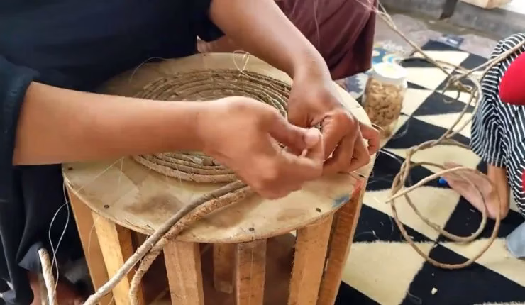 kerajinan pelepah pisang